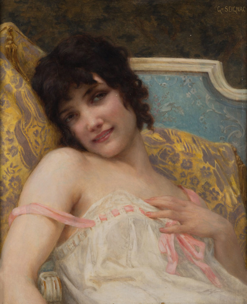 Una mujer joven, pinturas destacadas - Museo el Castillo