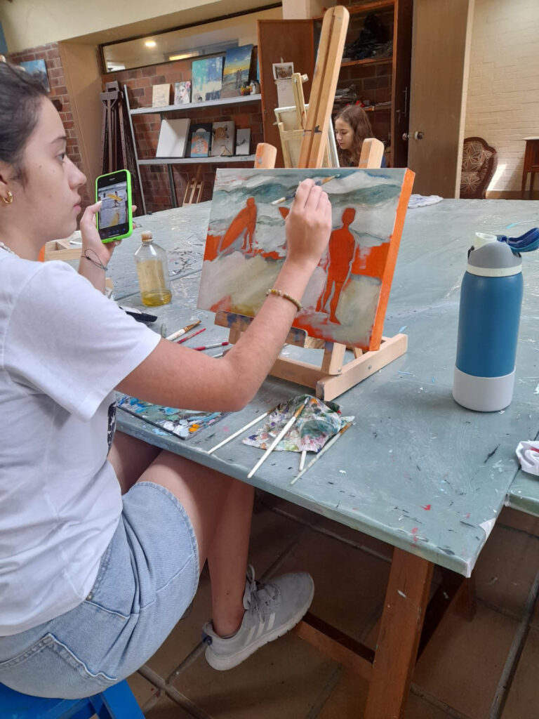 Pintura para jóvenes - Escuela de artes - Museo el Castillo