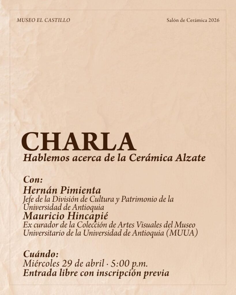 Una charla que contara la historia de la Cerámica Alzate y como llegó a ser patrimonio