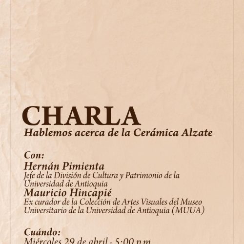 Una charla que contara la historia de la Cerámica Alzate y como llegó a ser patrimonio